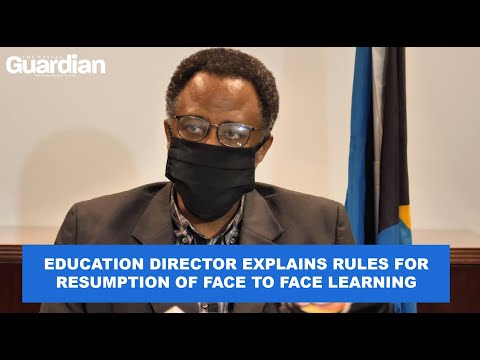 Education Director explains rules for resumption of face to face learning