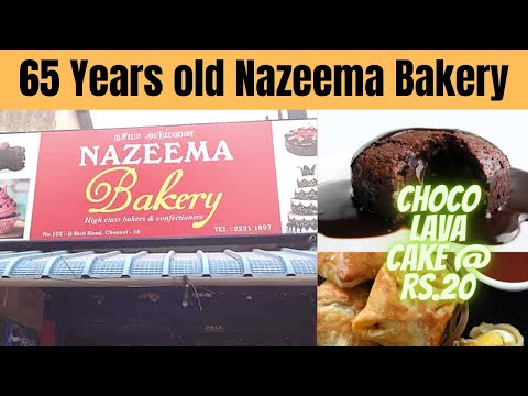 65 Years old Kerala Famous Nazeema Bakery | Choco lava cake | Chennai street food | 2d Media