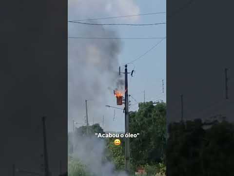 Explosão do Transformador.  Feira Nova. Maranhão.