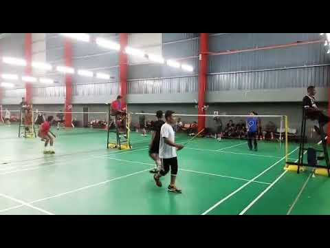 Tournament badminton club ang ker Tago...Hamka/Ridho