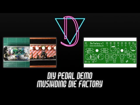 DIY Pedal Demo - Musikding Die Factory - Fuzz