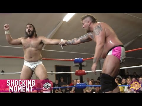 Big Beef walks out on Rip Byson after shocking title loss - Limitless Wrestling (VLC 2023)