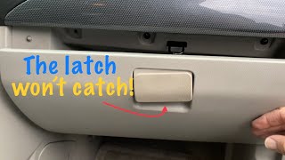 Fixing a Glove Box That Won’t Close![EASY REPAIR!]