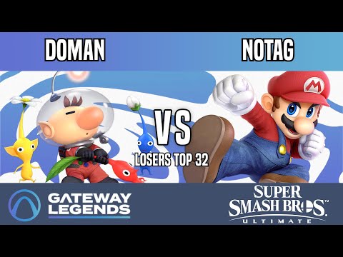 Gateway Legends - Losers Top 32 - Doman(Olimar) Vs. NoTag(Mario)
