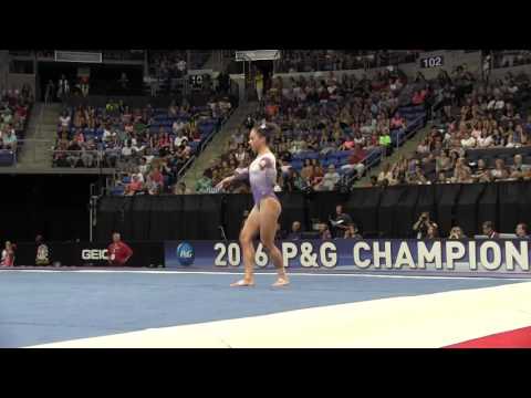 Amelia Hundley - Floor Exercise - 2016 P&G Gymnastics Championships – Sr. Women Day 1