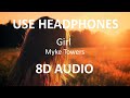 Myke Towers - Girl ( 8D Audio ) 🎧