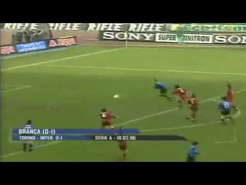 Serie A 1995-1996, day 22 Torino - Inter 0-1 (Branca)