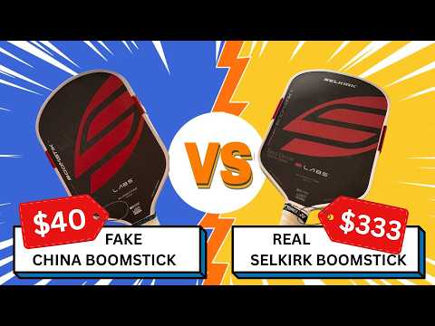Selkirk Boomstick Vs. China Knockoff ($40 USD Vs. $333 USD)