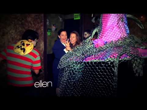 Amy and Jeannie at a Haunted House!