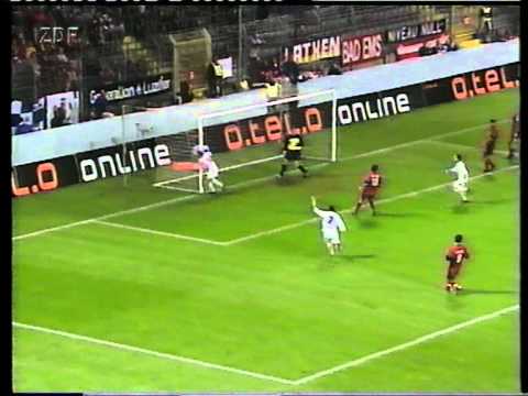 Kaiserslautern v Bohemians  UEFA Cup 2000-01 Glenn Crowe goal