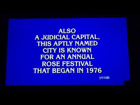 Final Jeopardy, MISSPELLING of “Bloemfontein” gives challenger the lucky win, (10/24/18)