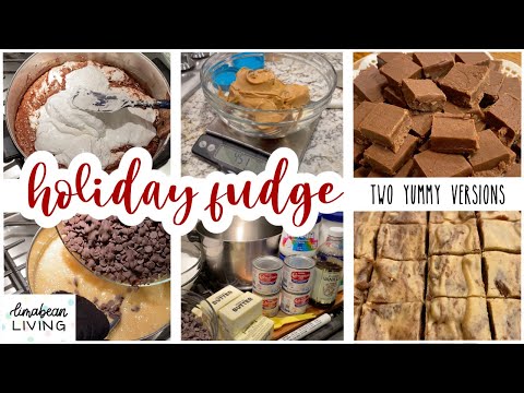 Chocolate & Chocolate Peanut Butter Fudge | EASY FUDGE RECIPE | How To Make Fudge