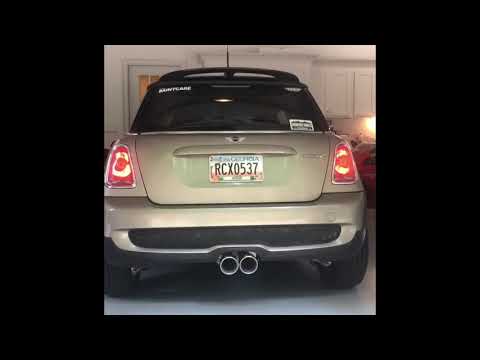 Mini Cooper S Borla Exhaust Before And After