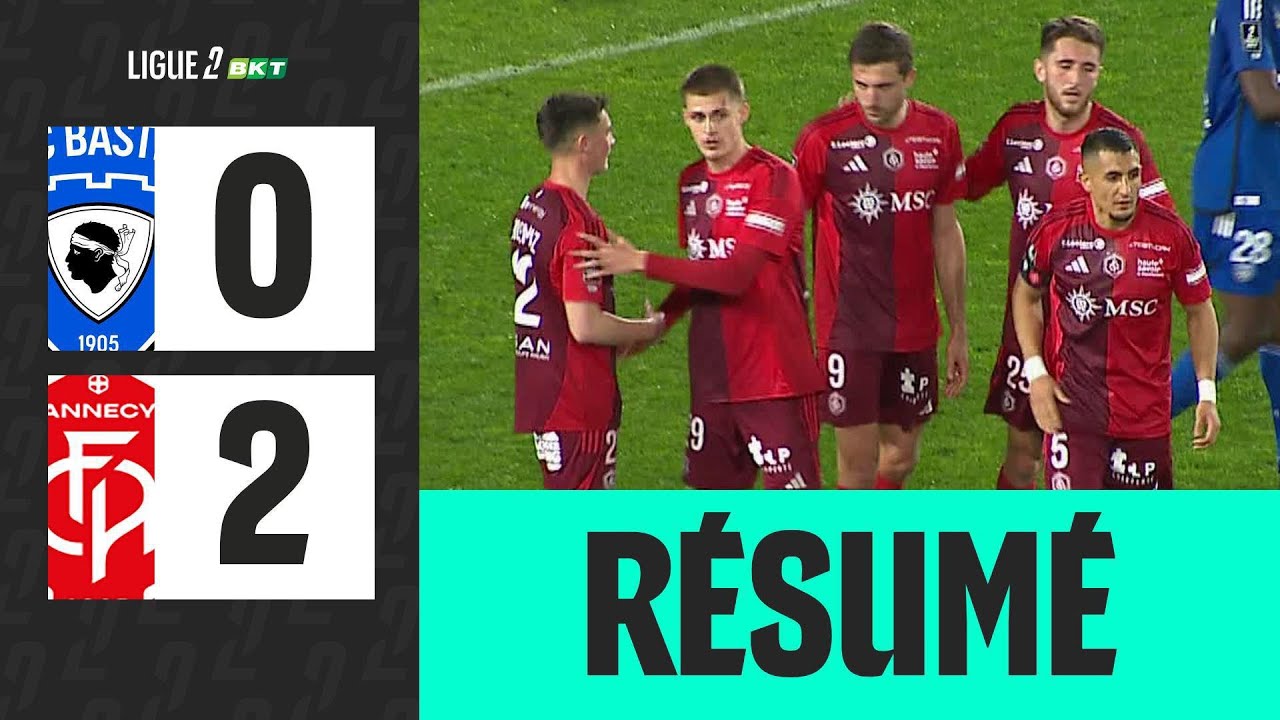 Bastia vs Annecy Highlights