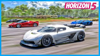 Forza Horizon 5 - World's Greatest Hypercars Drag Race (2022 Update)
