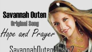 Savannah Outen 'Hope and Prayer' Sample W/Lyrics