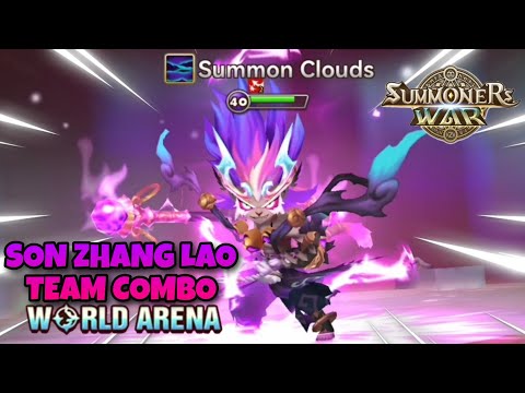 Son Zhang Lao Team Combo in World Arena Ep. 3 - Summoners War