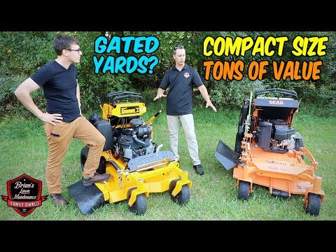 SCAG V Ride 2 36" & WRIGHT Stander I 36" ► Extreme Tests Mowing Overgrown Grass