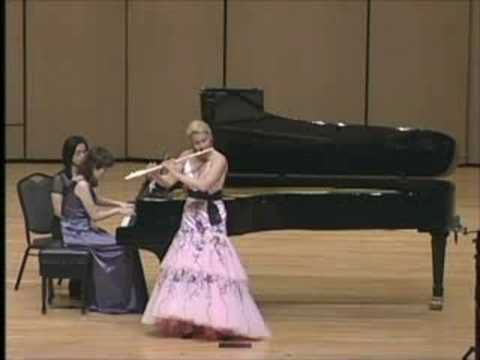 Amy Porter, flute - Burton Sonatina mvt. 3