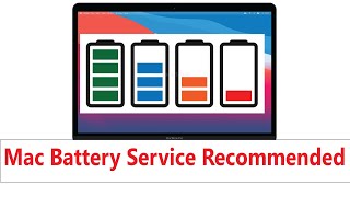Mac Battery Service Recommended / Macbook Pro / MacBook Air Battery Service Recommended Fix Reset