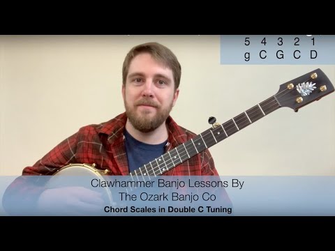 Intro to Chord Scales in Double C Tuning for Clawhammer Banjo