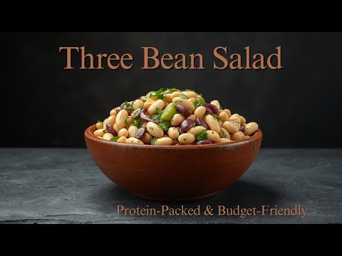 How to Make Three Bean Salad - How to Make a Delicious & Easy Three Bean Salad for Lunch/ Meal Prep