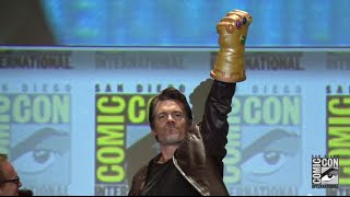 Official- Josh Brolin Emerges as Thanos at the Marvel Studios Panel from Comic-Con 2014 video