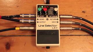 BOSS LS-2 Line Selector - відео 2