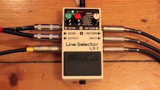 Video thumbnail for BOSS LS-2 LINE SELECTOR by KRAZEEIZATION