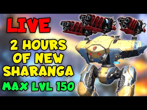 🔴Live New Titan SHARANGA GENDARME Max Level 150 In Action | War Robots Max Live Gameplay