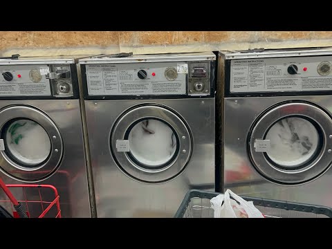 Triple sudsy Wascomat Junior W74 machines working (2 MACHINES SUDSLOCKED!)