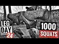 1000 Squats | Day 24 | Supersaiyan Challenge | Leg Day Workout