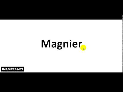 How to pronounce Magnier
