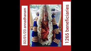 2 Jan 2023 – Annadhanam by our Trust