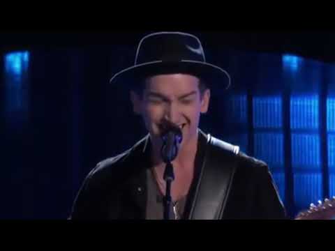 Adam was Shocked by fan singing his song in The voice   YouTube