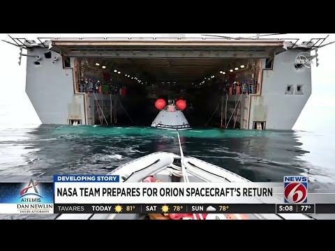 NASA team prepares for Orion spacecraft's return on Sunday