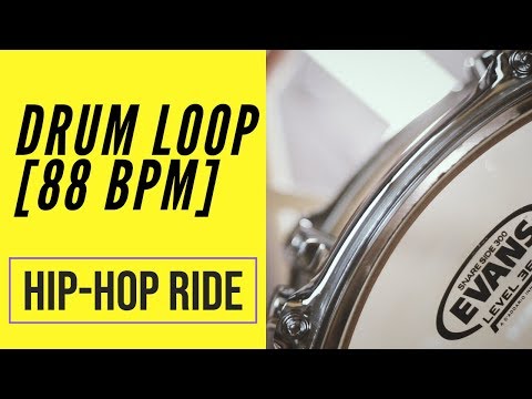Hip-Hop Ride Drum Loop - 88 BPM - Migsdrummer