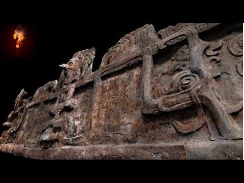 Gigantic Frieze Found In Buried Pyramid