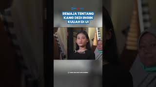 Rumah Digusur! Remaja yang Debat Dedi Mulyadi soal Wisuda Sekolah Ingin Masuk Filsafat UI