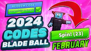 BLADE BALL: ALL WORKING CODES - FEBRUARY 2024