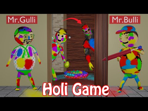 Gulli Bulli Playing Holi Game | Happy Holi | Gulli Bulli | Make Joke Of Horror