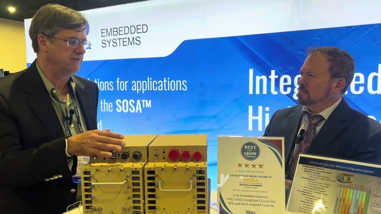 LCR Embedded announces SAVE compliant chassis dual system at MOSA Summit
