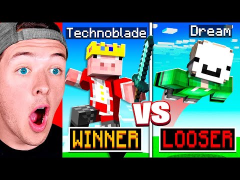 DREAM vs TECHNOBLADE FIGHT! (Minecraft Animation)