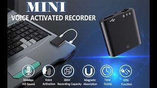 Hfuear Mini Voice Recorder (32GB)