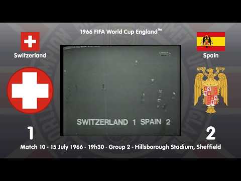 1966 FIFA World Cup England™ - Match 10 - Group 2 - Switzerland 1 x 2 Spain