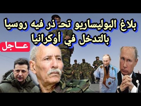 في بلاغ بن بطوش يحدر روسيا ويطالب بضرورة الخروج الفوري من أوكرانيا