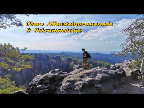 Obere Affensteinpromenade & Schrammsteine (+Lichtenhainer Wasserfall, Carolafelsen, Gratweg)