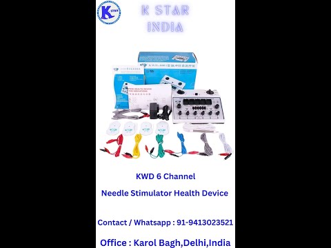 Full body 6 channel needle stimulator health device kwd, for...