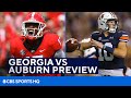 No. 2 Georgia vs No. 18 Auburn FULL Preview | CBS Sports HQ