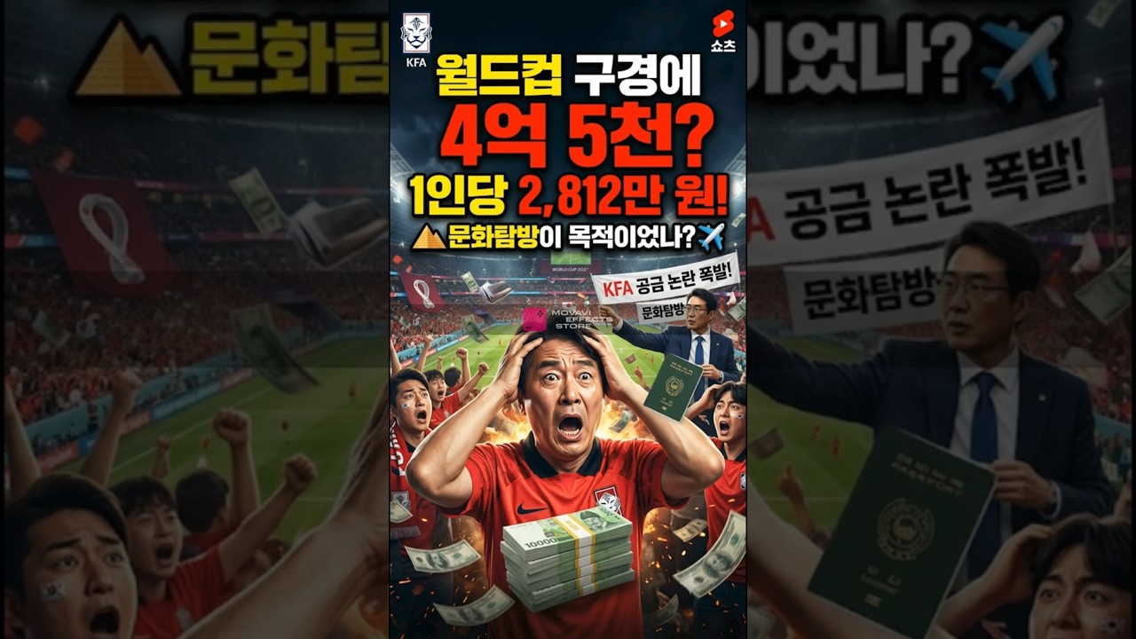 "축구협 임원들 월드컵 구경에 4억5천만원?"